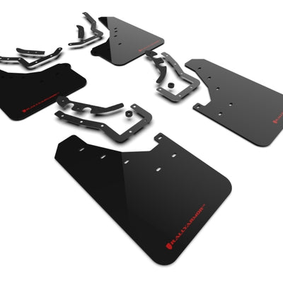 Rally Armor 24-25 Toyota Tacoma Gen 4 Black UR Mud Flap w/Red Logo