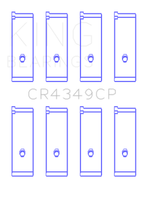 King Engine Bearings Toyota Scion XA/XB 1NZFE (Size STD) Tri-Metal Copper Lead Rod Bearing Set