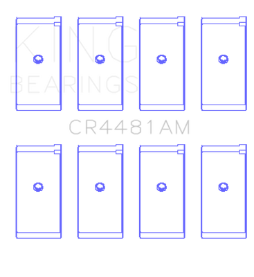 King Engine Bearings Mitsubishi G32/G63 (Size +1.0mm) Connecting Rod Bearing Set