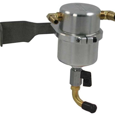 Moroso 07-14 Toyota Tundra 5.7L Air/Oil Separator Catch Can - Billet Aluminum