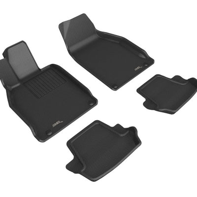 3D MAXpider 12-19 Porsche 911 Carrera/Convertible/S/4/4S (991/991.2) Kagu 1st 2nd Row - Set (Black)