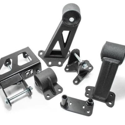 Innovative 94-01 Integra J-Series Black Steel Mounts 85A Bushings