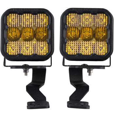 Diode Dynamics 2022 Toyota Tundra SS5 Sport Stage Series Ditch Light Kit - Yellow Combo