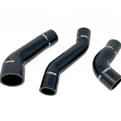 Torque Solution 13-17 Hyundai Veloster 1.6L Turbo Silicone Boost Hose Kit - Black