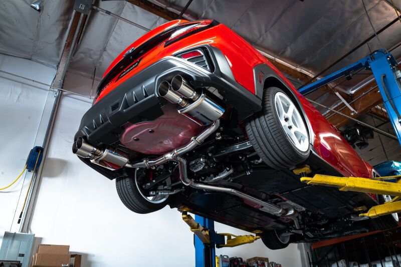 REMARK 22+ Subaru WRX VB Stainless Steel Quad Tip Catback Exhaust - Resonated