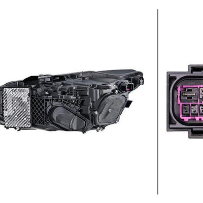 Hella Audi A7 Mxb Headlamp Rh