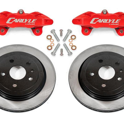 BMR 14-17 Chevrolet SS Brake Kit For 15in Conversion Solid Rotors Red Calipers