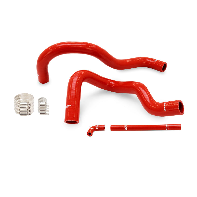 Mishimoto 95-04 Toyota Tacoma 2.4L - 2.7L (4WD Auto Only) Silicone Coolant Hose Kit - Red