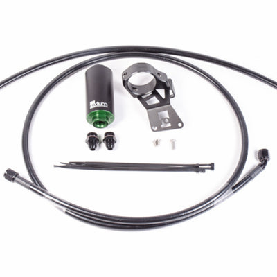 Radium Engineering Mitsubishi Evo X Fuel Hanger Feed Kit - Microglass Filter