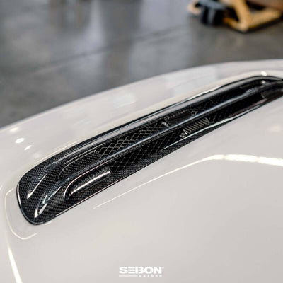 Seibon 2023 Honda Civic Type R Carbon Fiber Hood Scoop