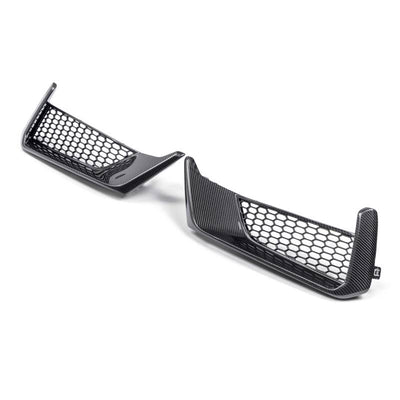Anderson Composites 2024 Ford Mustang Dark Horse Carbon Fiber Front Bumper Inserts