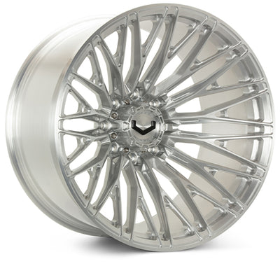 Vossen VFX-04 22x9.5 - 6x135 - ET30 - Deep - 87.1 - Brushed Gloss Clear Wheel