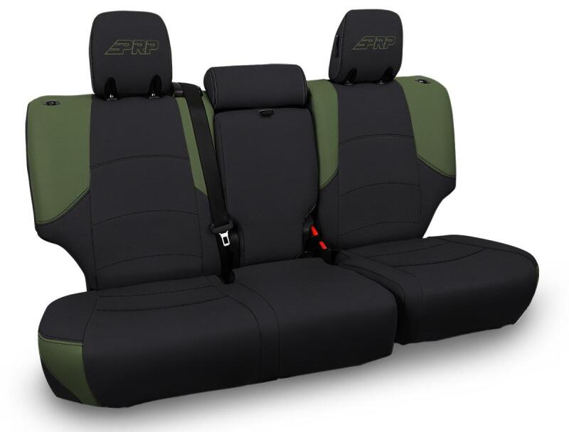 PRP 11-24 Toyota 4Runner Rear Bench Cover - 5-seat model - Black/Olive Green