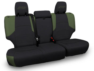 PRP 11-24 Toyota 4Runner Rear Bench Cover - 5-seat model - Black/Olive Green