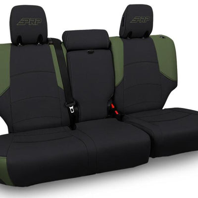 PRP 11-24 Toyota 4Runner Rear Bench Cover - 5-seat model - Black/Olive Green