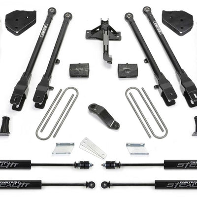 Fabtech 19-20 Ford F450/550 4WD Diesel 6in 4Link Sys w/Coils & Stealth