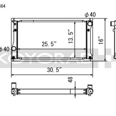Koyo 2022+ Toyota GR86 and Subaru BRZ Competition All-Aluminum Radiator