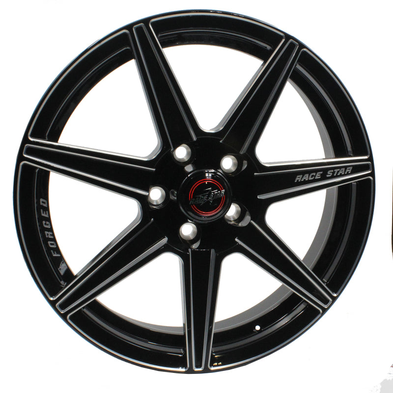 Race Star 72 ValStar 17x4.5 / 5x4.75BC / 2BS / 3.072in CB / Black w/Machined Accents Wheel