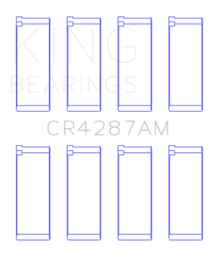 King Engine Bearings Honda B18C1/B18C5 (Size +0.25mm) Connecting Rod Bearing Set