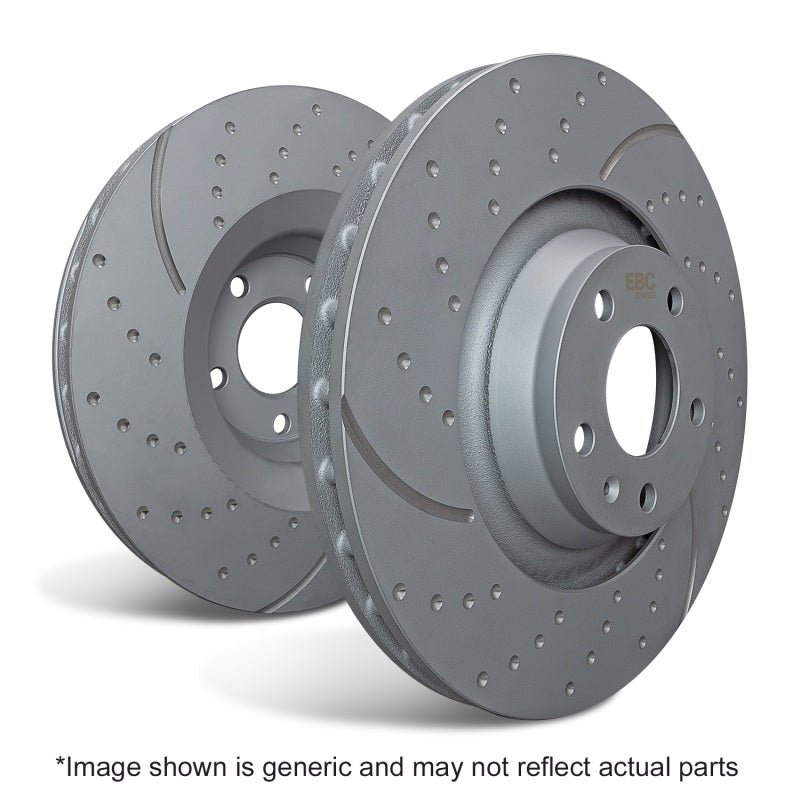 EBC 2014+ Mazda 6 2.5L GD Sport Slotted and Dimpled Rear Rotors