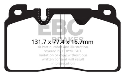 EBC S8 Brake Pad and Rotor Kit