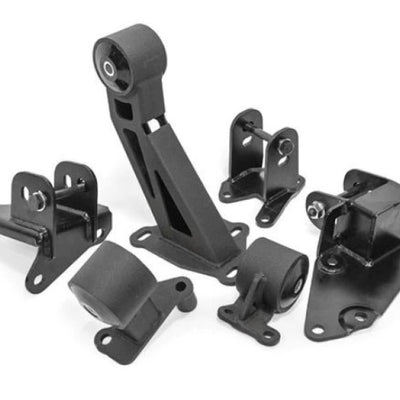 Innovative 96-00 Civic J-Series Black Steel Mounts 75A Bushings (EG/DC Subframe)