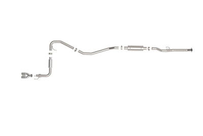 aFe POWER Takeda 2.5in 304 SS Cat-Back Exhaust w/ Polished Tips 22-25 Honda Civic L4-2.0L