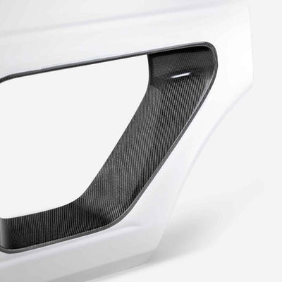 Anderson Composites 21-22 Ford Bronco 4DR Fiberglass Rear Doors (Pair) w/ CF Inserts - Off Road