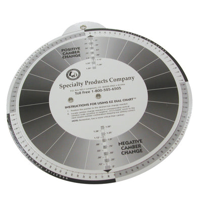 SPC Performance EZ Shim Dial Chart