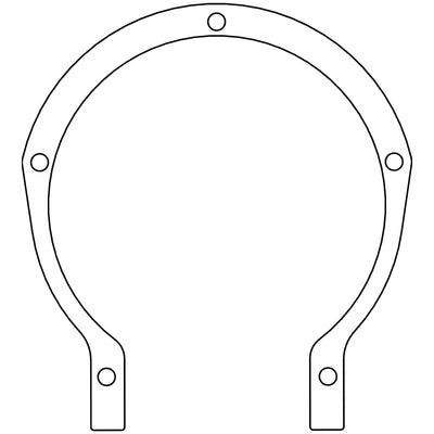 Cometic Ford Flathead V8 8BA/8CM .015in Fiber Timing Cover Gasket - 1948-1953