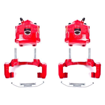 Power Stop 2000 BMW 323Ci Rear Red Calipers w/Brackets - Pair