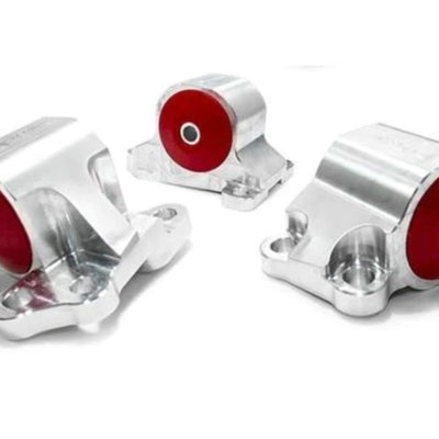 Innovative 92-95 Civic B/D Series Silver Aluminum Mounts Solid Bushings (2 Bolt)