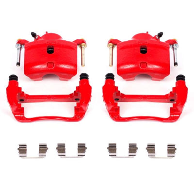 Power Stop 13-15 Acura ILX Front Red Calipers w/Brackets - Pair