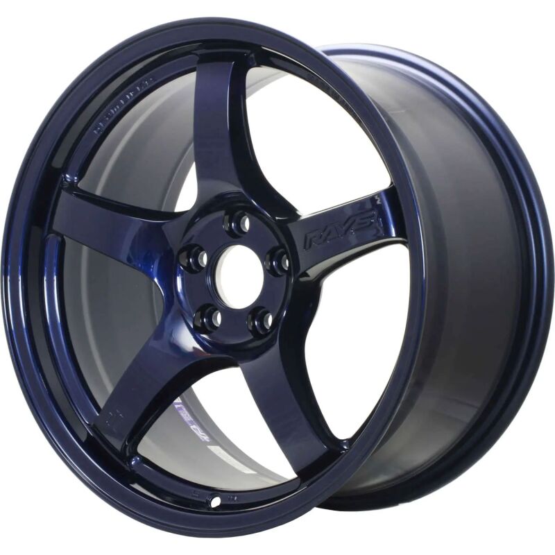 Gram Lights 57CR 18x10.5 +22 5x114.3 Eternal Blue Pearl Wheel