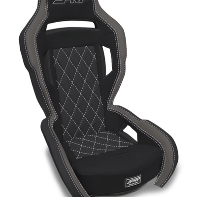 PRP Contour Suspension Seat - Black & Gray