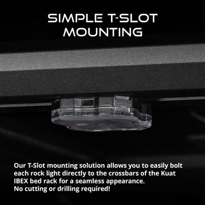Diode Dynamics Stage Series LED Bed Light Kit for Kuat IBEX Bed Rack
