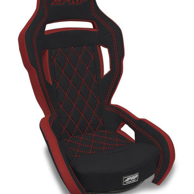 PRP Contour Suspension Seat - Black & Red