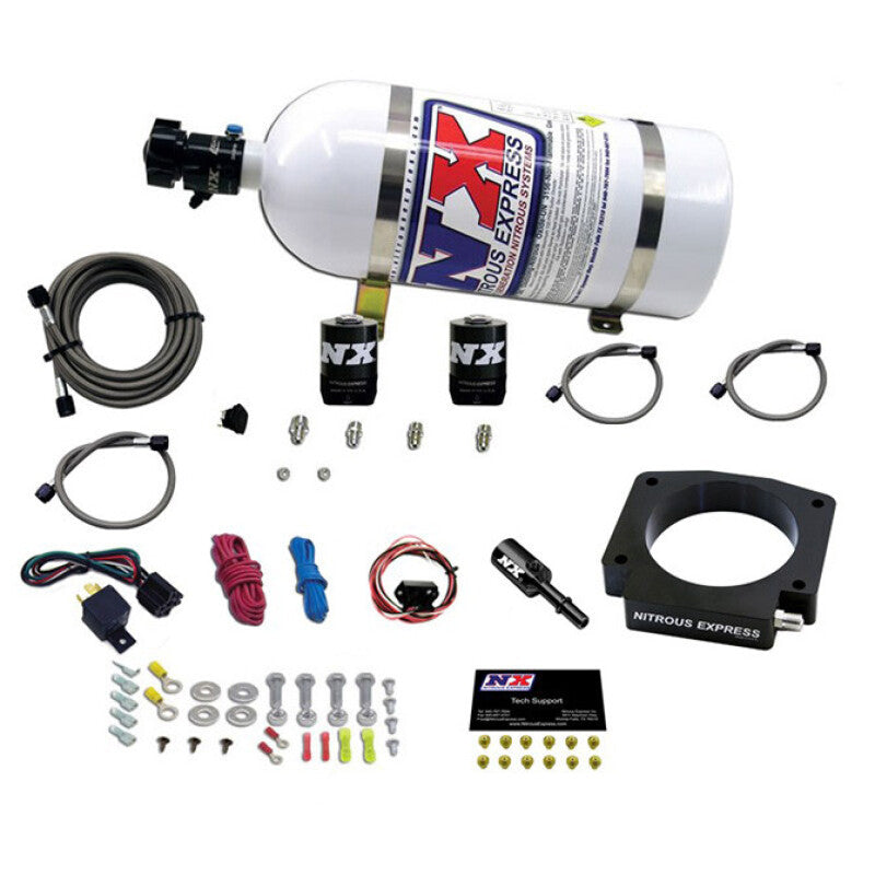 Nitrous Express 15-17 Ford Mustang GT350 5.2L Nitrous Plate Kit w/5lb Bottle