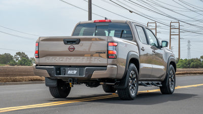 Borla 22-24 Nissan Frontier S-Type Cat Back System - Black Chrome