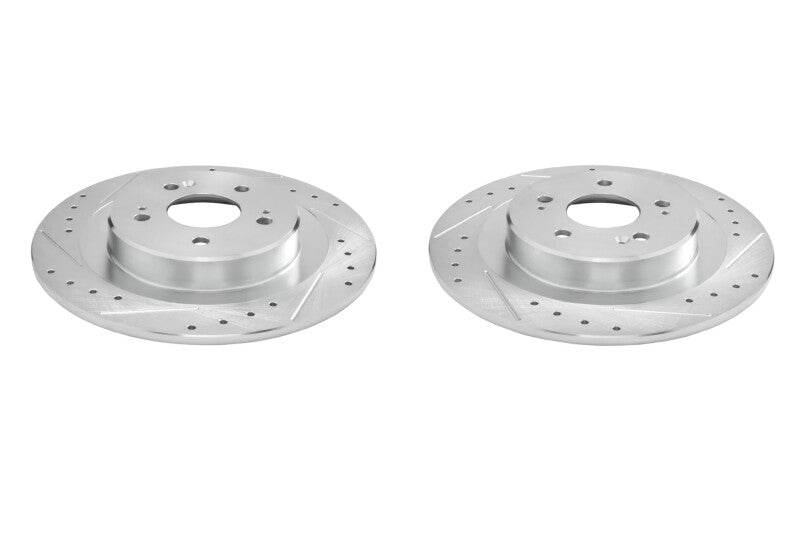 Power Stop 21-25 Acura TLX Rear Drilled & Slotted Rotor - Pair