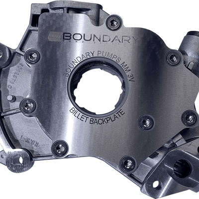 Boundary 99-15 Ford Mod Motor V8 Oil Pump Asmbly w/High Flow Billet Gear/Stl Bkplt MW Treatment