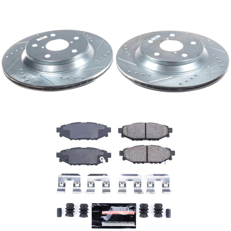 Power Stop 2024 Subaru Impreza Rear Z23 Evolution Brake Kit