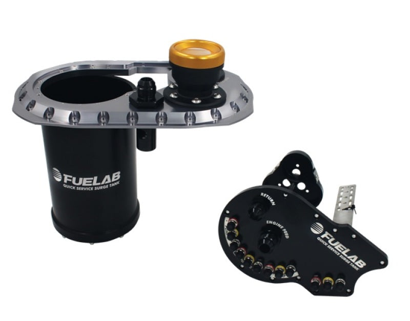 Fuelab Quick Service Surge Tank 2.0 w/No Lift Pump & No Surge Pump - Titanium