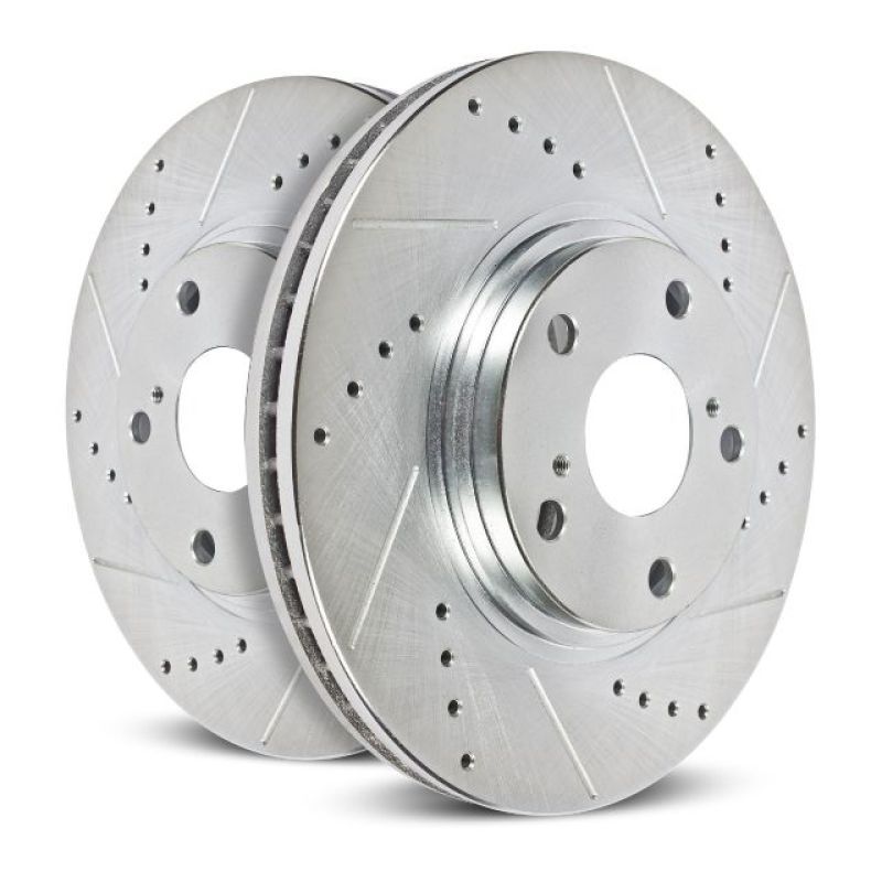 Power Stop 03-07 Ford E-450 Super Duty Front Right Evolution Drilled & Slotted Rotor