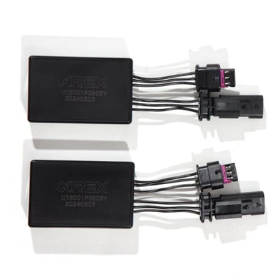 AlphaRex 17-23 Tesla Model 3/Y Stock Reflector Headlights to ARX Fog Lights Decoder Wiring Adapter