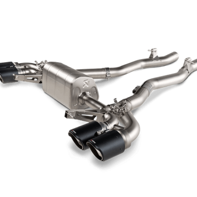 Akrapovic 2021 BMW M8/M8 Comp Gran Coupe (F93) w/OPF/GPF Slip-On Line (Titanium) w/Carbon Tips