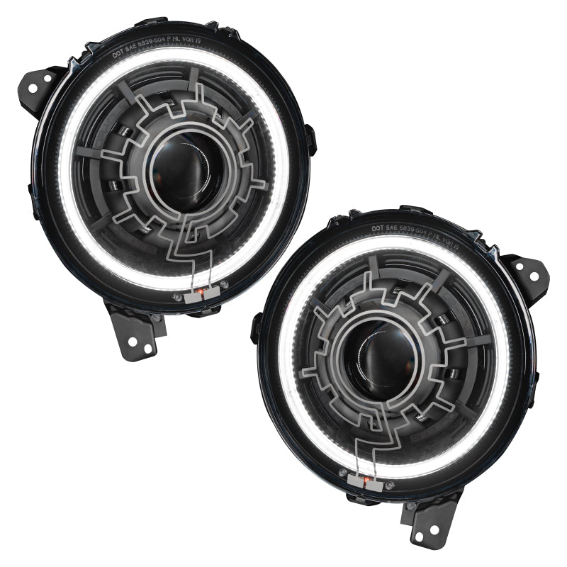 Oracle Lighting 18-22 Jeep Wrangler JL Oculus Bi-LED Projector Headlights