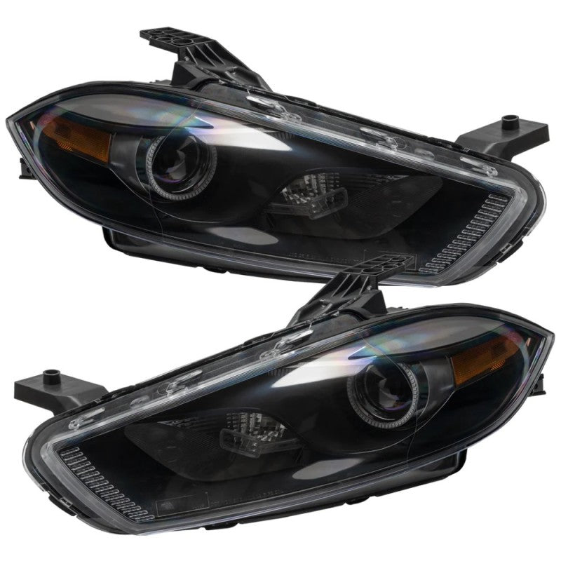 Oracle 13-14 Dodge Dart (HID Style) SMD HL - Black - ColorSHIFT w/ BC1 Controller