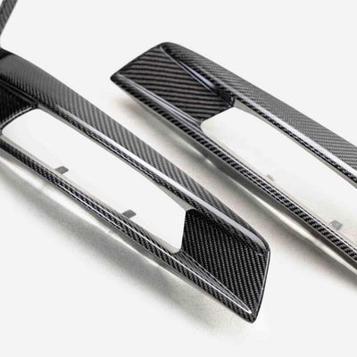 Anderson Composites 20-22 Ford Mustang Carbon Fiber Turn Signal Bezels