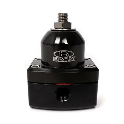 BLOX Racing 2-Port Design Black/Black Adjustable Fuel Pressure Regulator
